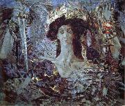 Mikhail Vrubel The angel having six wing oil painting artist